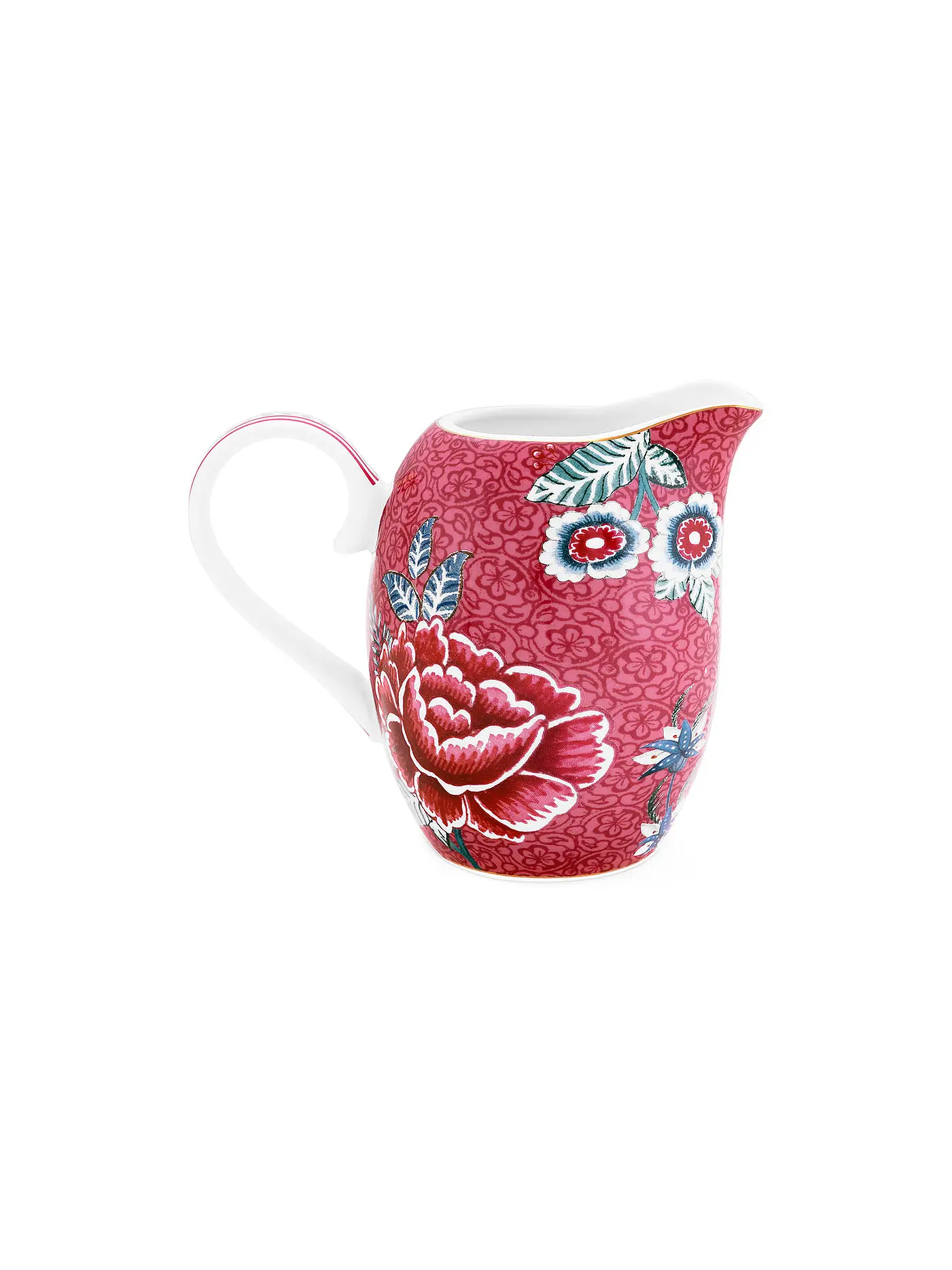 PIP STUDIO | Milchkännchen FLOWER FESTIVAL 250ml Dark Pink | 